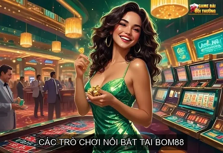 Đánh giá cổng game bài đổi thưởng online nhà cái BOM88 3 Các trò chơi nổi bật tại BOM88