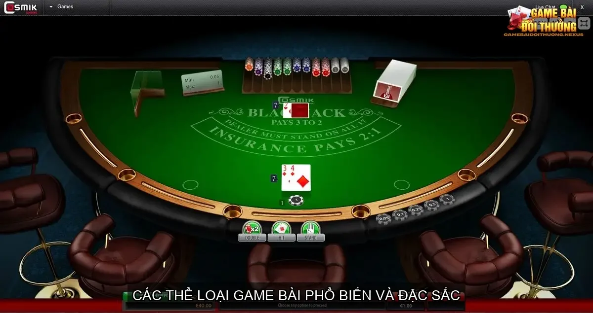 Đánh giá cổng game bài đổi thưởng online nhà cái HD88 3 Các thể loại game bài phổ biến và đặc sắc